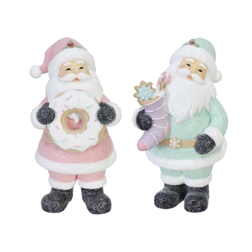Macaron Santa 21cm Asst..