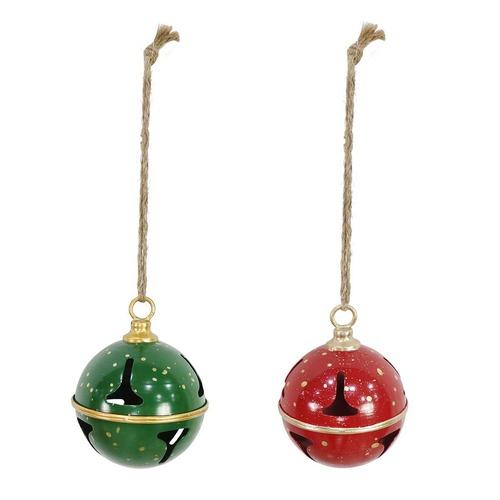 Hanging Metal Nutbell 12cm Asst..