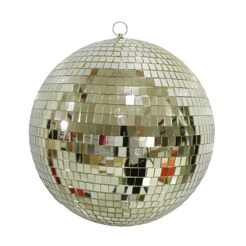 Bauble Mirror 30cm Gold..