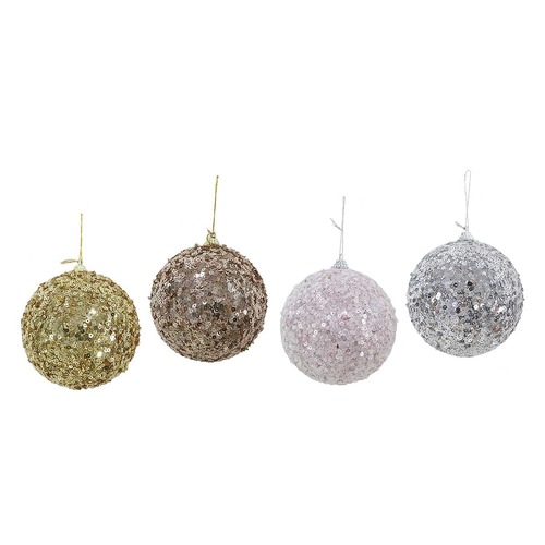 Sequin Bauble 100mm Asst..