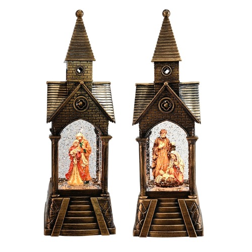 Glitter Swirl Music Rustic Church USB