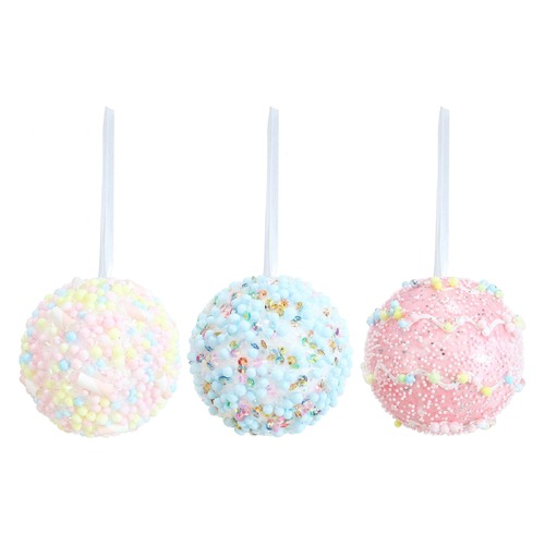 Gumdrop Bauble 8cm Asst