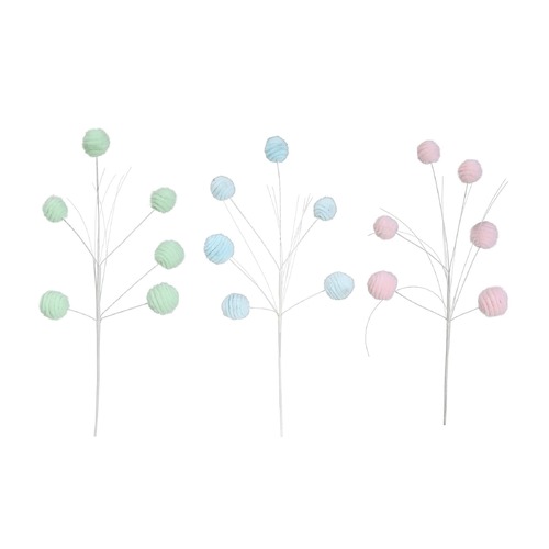 Pastel Plush Lollipop Spray 60cm Asst