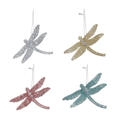 Hanging Acrylic Dragonfly Asst