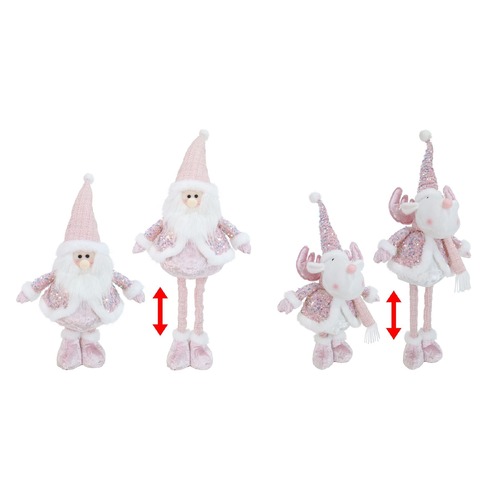 Extend Santa/Reindeer Pink Sequins 40-55cm