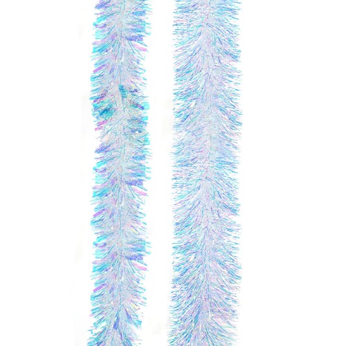 Tinsel Iridescent Fine Mixed Cut 2m Asst