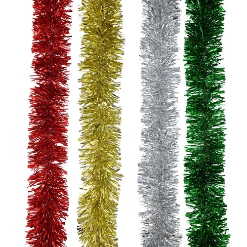 Tinsel Deluxe Metallic Wide 3m Asst