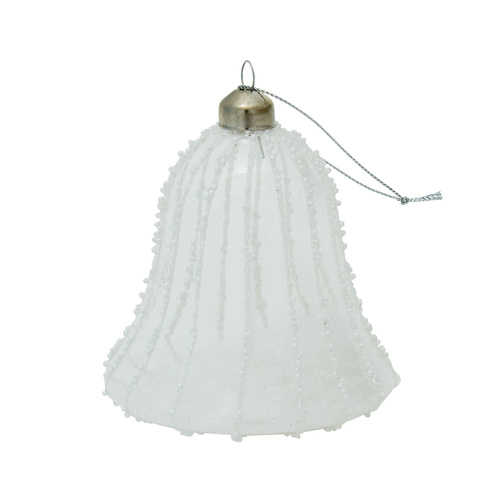 11cm Clear White Bell