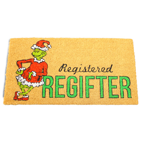 Grinch Regifter - Doormat