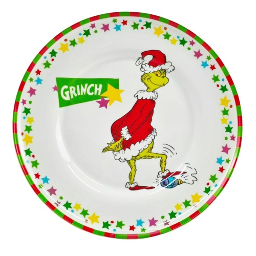 27cm Grinch Stars Dinner Plate