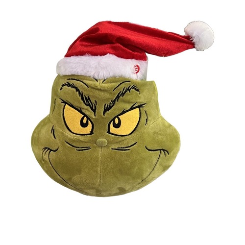 Animated Hanging Grinch Head