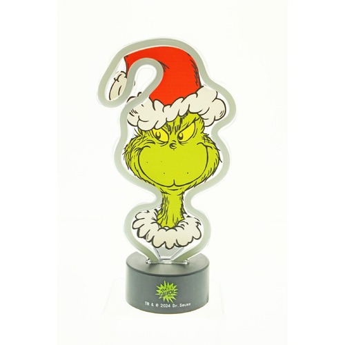 Dr Seuss Neon Grinch Smile