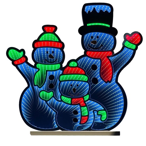 65cm Infinity Standing Snowmen Family - Indoor Only