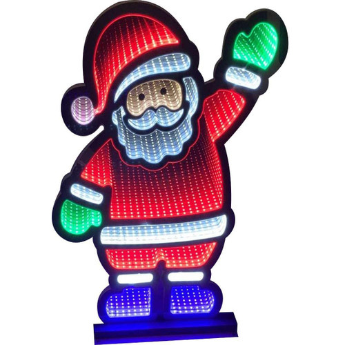 74cm Standing Santa Infinity  - Indoor Only