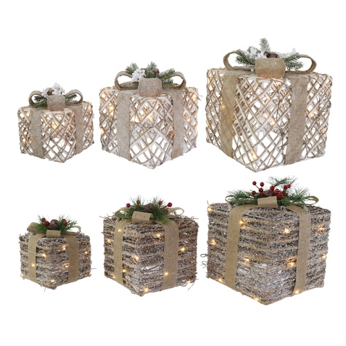 LED Presents 3pc - 15/20 and 25cm