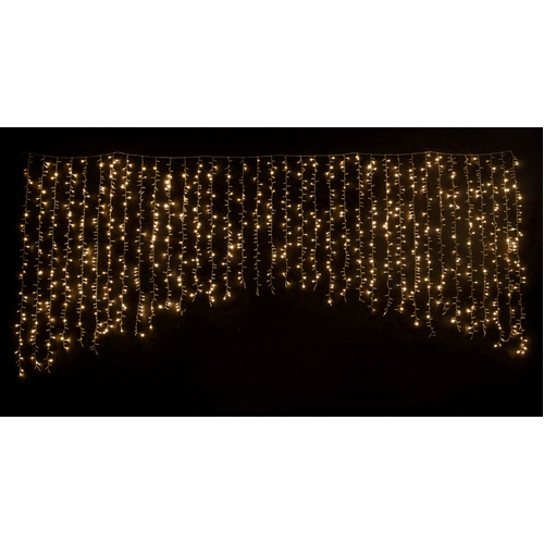 LED Cluster Curtain - Gold
