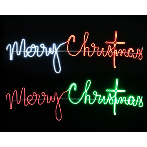Neon Merry Christmas Sign