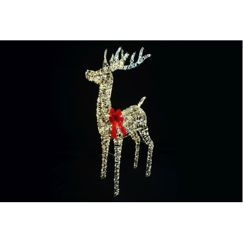 LED Metallic Twist Tall Reindeer 150cm