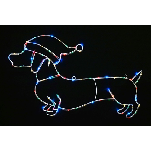 Solar Tubelight Dachshund - Multi