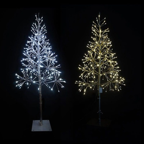 LED Sparkle Tree 110cm Twinkle WW/White