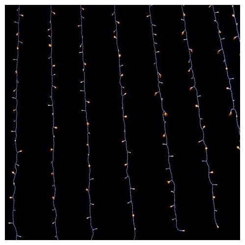 LED Waterfall Curtain 1.2x2m Warm White