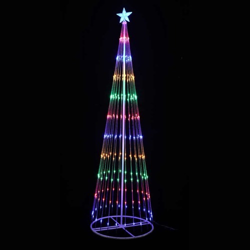 LED Digital Strands Tree 2.4m Multi..