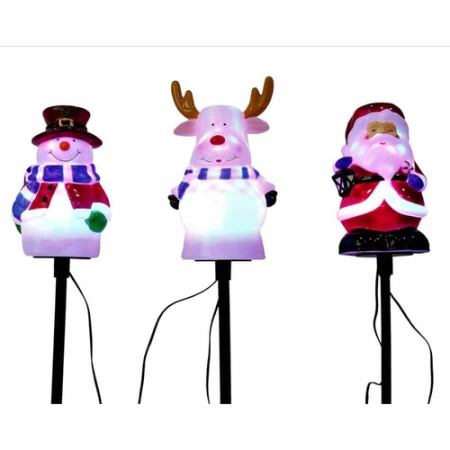 LED Disco Character Path Lights 3pc..