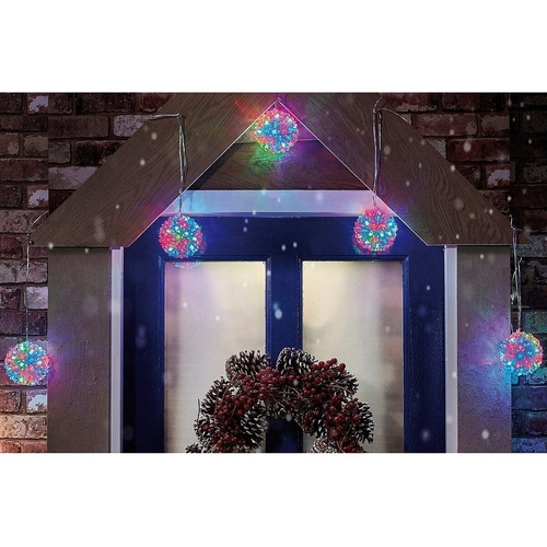 LED Petal Balls 10cm 5pc Colour Change