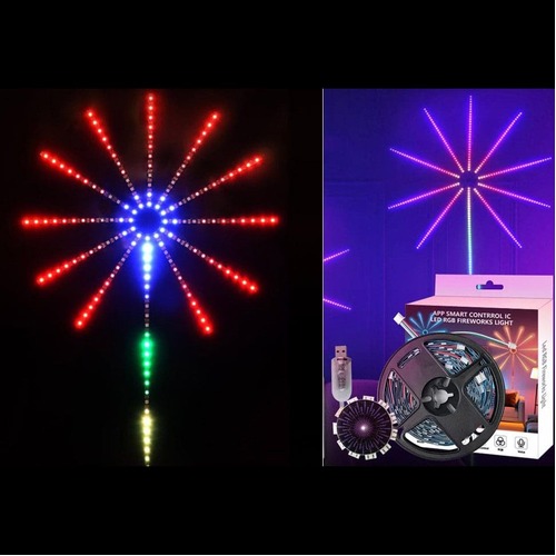 USB Fireworks Light 180 LED 150x50cm