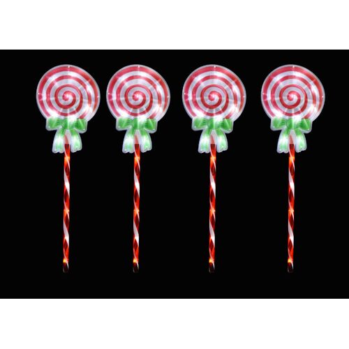 LED Candy Lollipop Path Lights 4pc