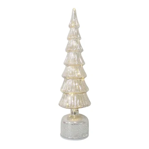 Tree Glass LED Silver - 9x41cm