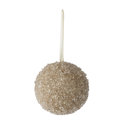 Crystal Bauble 11cm Gold