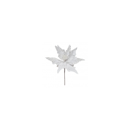 White Poinsettia 20x30cm