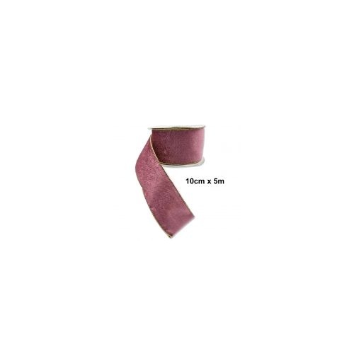 Red Velvet Ribbon 10cm x 5m