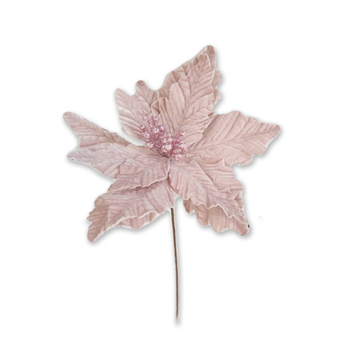Flower 50x30cm Velvet Pink