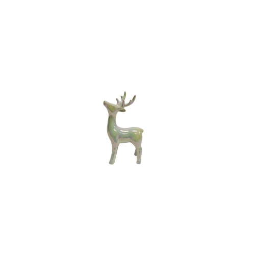 Porcelain Standing Reindeer 7x11cm