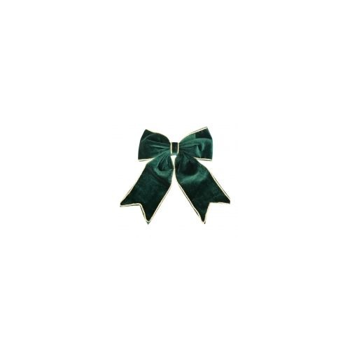 Velvet Bow Green 18x23cm