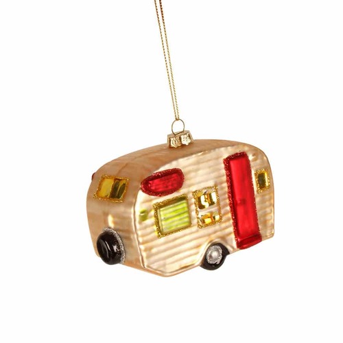 GLASS CARAVAN TREE DECO 12 X 6.5 X 5.5CM..