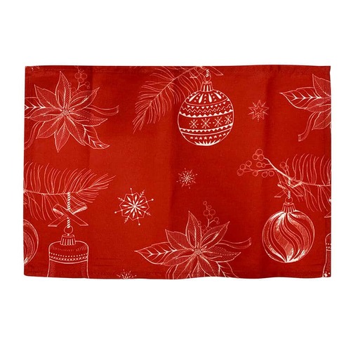 BAUBLE PRINT PLACEMATS 45 X 30CM..