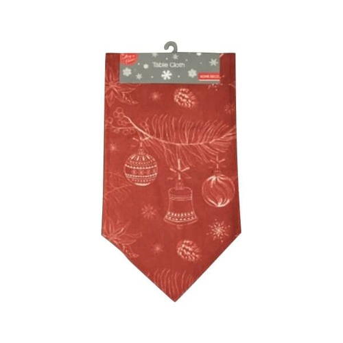 BAUBLE PRINT TABLE CLOTH 180 X 140CM....
