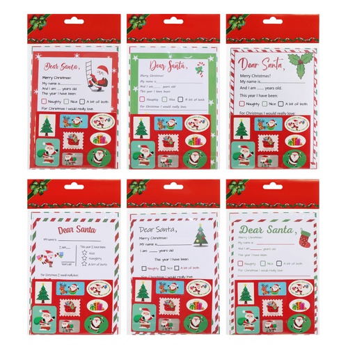 Letter to Santa Pack 3pc