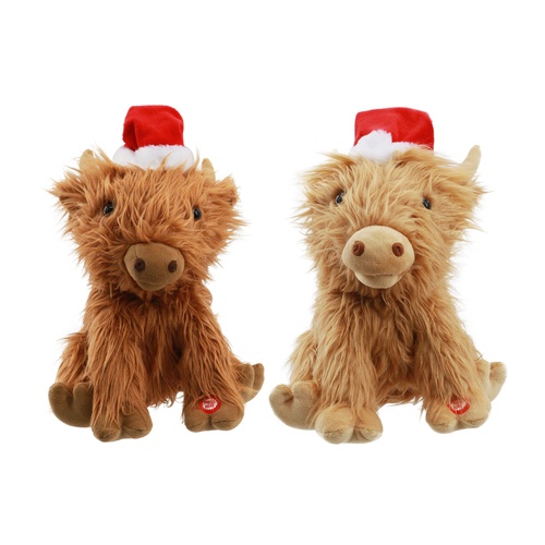 Christmas Highland Cow Musical