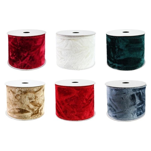 Ribbon Crushed Velvet 63mm x 2.7m