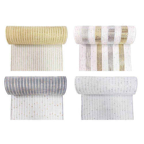 Decorative Mesh Roll Metallics 9m