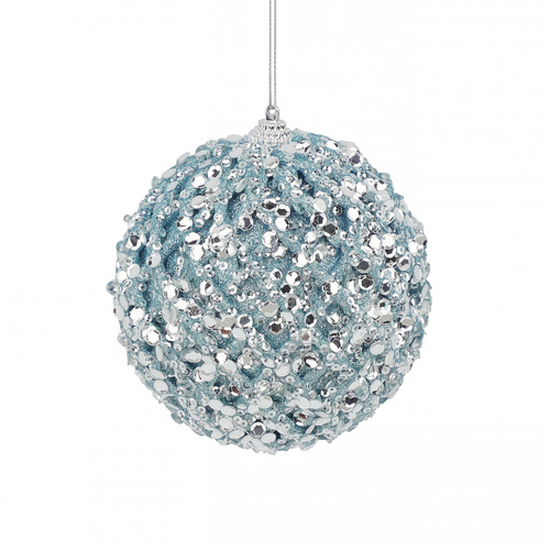 Sequin Bauble Sky Blue