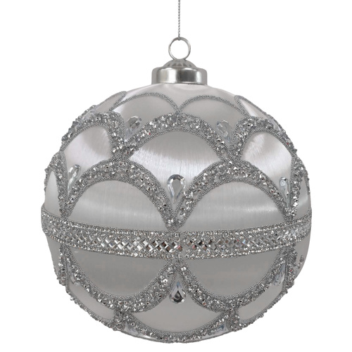 150mm Satin Wrapped Pearl Champagne