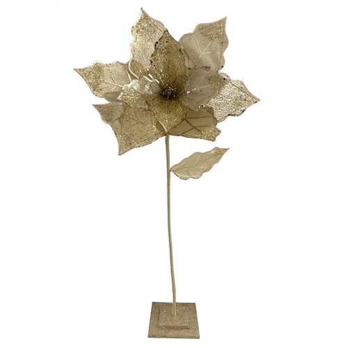 Poinsettia Tree 150cm Gold