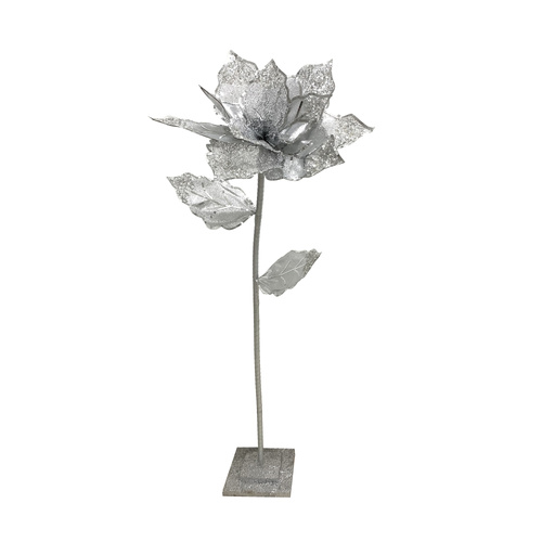 Poinsettia Tree 125cm Silver Small