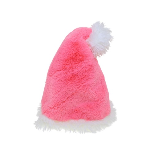 Pink & White Santa Hat