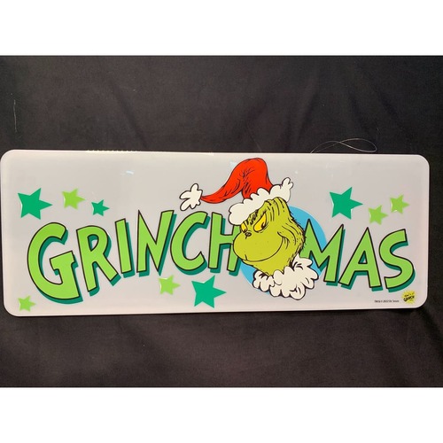 Grinchmas Acylic Indoor Sign 80cm